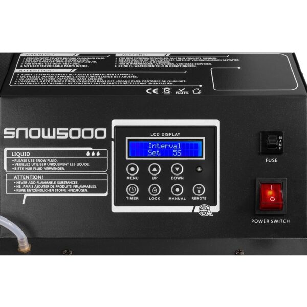 Beamz SNOW5000 High-Output Snow Machine - Image 7