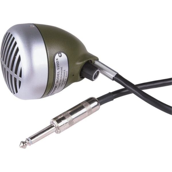 Shure 520DX “Green Bullet” Dynamic Harmonica Microphone - Image 4