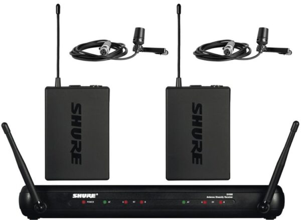 Shure SVX188CVL-J9 Dual Wireless Lapel Microphone System - Image 2