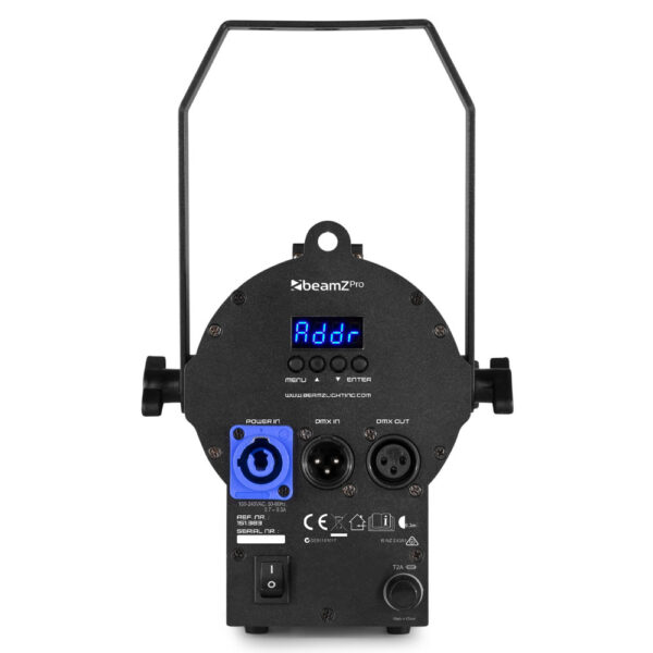 Beamz BTF440Z Mini Fresnel Zoom 4x40W RGBW - Image 5