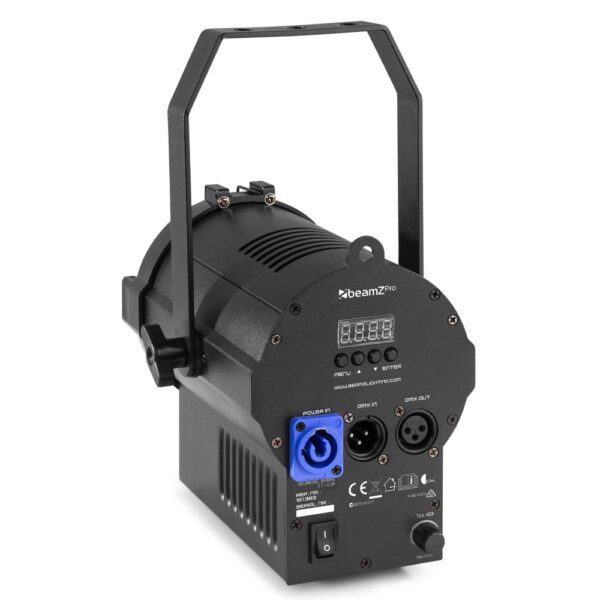 Beamz BTF440Z Mini Fresnel Zoom 4x40W RGBW - Image 6