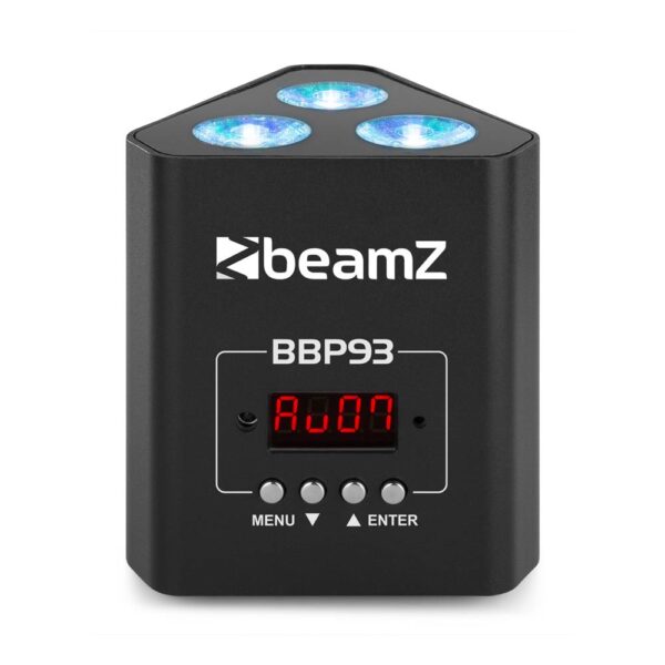 Beamz BBP93 - Uplight Par 3x10W 4in1 DMX IRC - Image 2