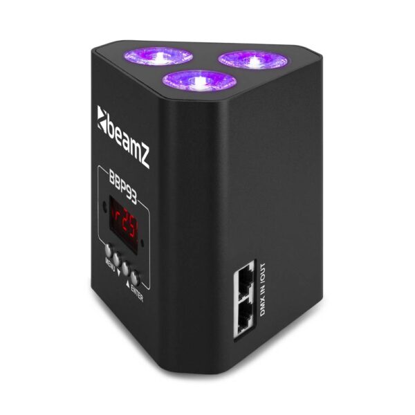 Beamz BBP93 - Uplight Par 3x10W 4in1 DMX IRC - Image 5