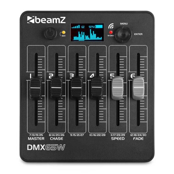 Beamz DMX65W - Wireless Battery Operated DMX Controller