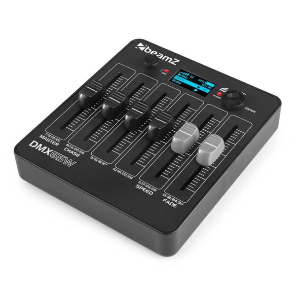 Beamz DMX65W - Wireless Battery Operated DMX Controller - Image 6