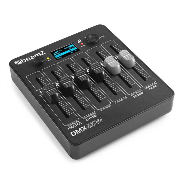 Beamz DMX65W - Wireless Battery Operated DMX Controller - Image 8