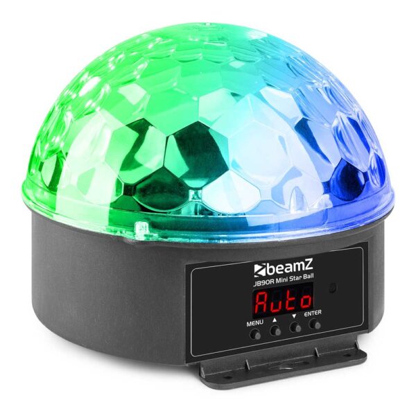 Beamz JB90R Mini Star Ball DMX LED 9 Colours - Image 10