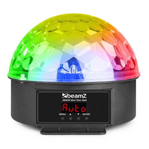 Beamz JB90R Mini Star Ball DMX LED 9 Colours - Image 2