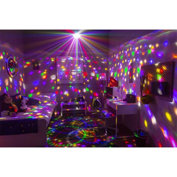 Beamz JB90R Mini Star Ball DMX LED 9 Colours - Image 6