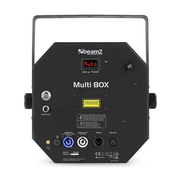 Beamz MultiBox 100W - 4-in-1 effect with Derby, PAR, Laser and Strobe effect - Image 3