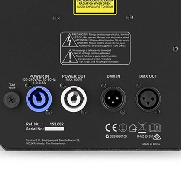 Beamz MultiBox 100W - 4-in-1 effect with Derby, PAR, Laser and Strobe effect - Image 4
