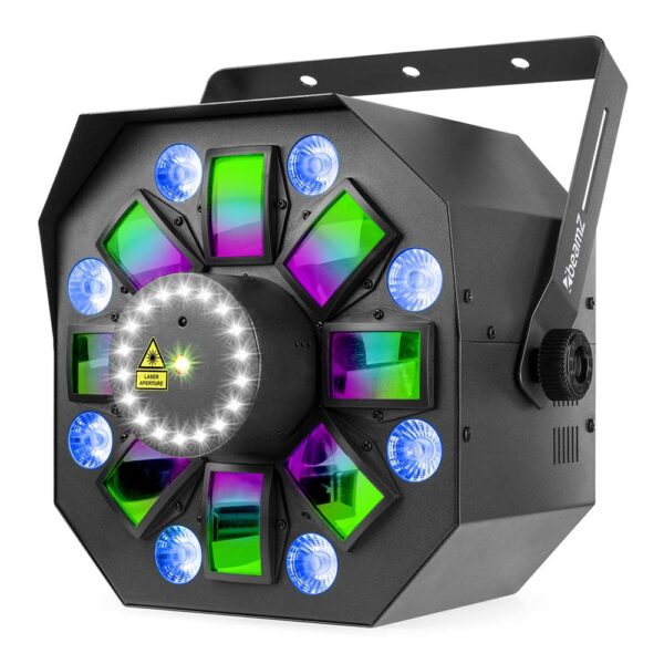 Beamz MultiBox 100W - 4-in-1 effect with Derby, PAR, Laser and Strobe effect - Image 8