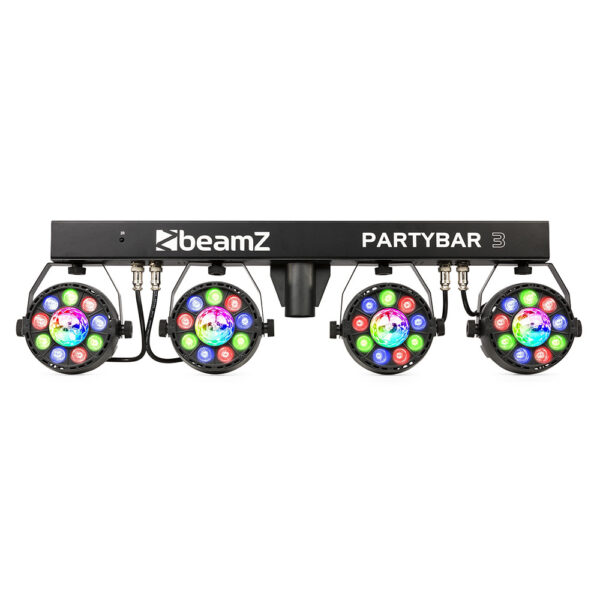 Beamz PartyBar 3 4x Par with Magic Ball - Image 2