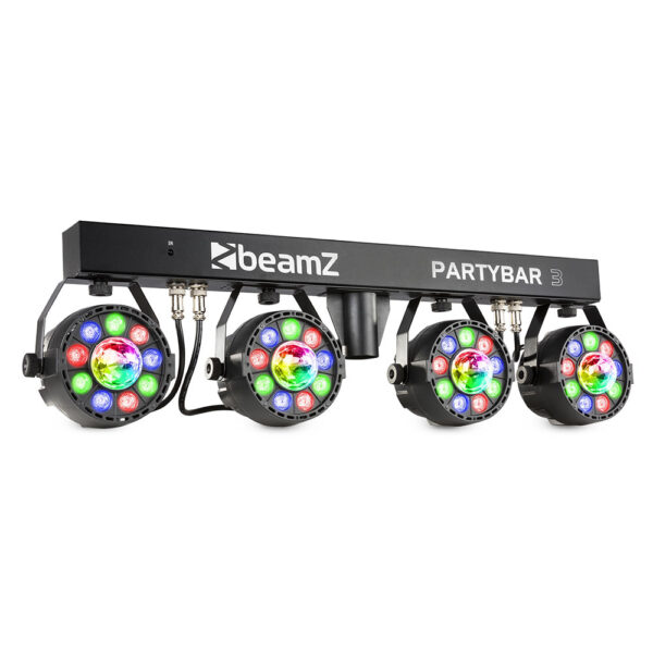 Beamz PartyBar 3 4x Par with Magic Ball - Image 11