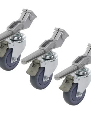 Kupo KC-100S 100mm Castor Wheel With Square Adapter For Various Kupo Stands (3 pcs)