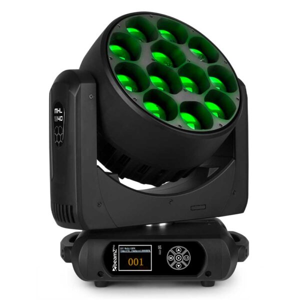 Beamz MHL1240 Moving Head Zoom 12x40W - Image 2