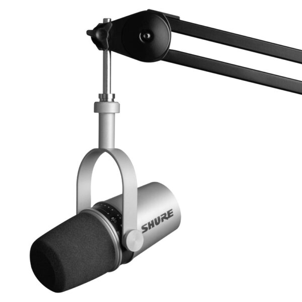 Shure MV7 Podcast Microphone XLR/USB Silver - Image 6