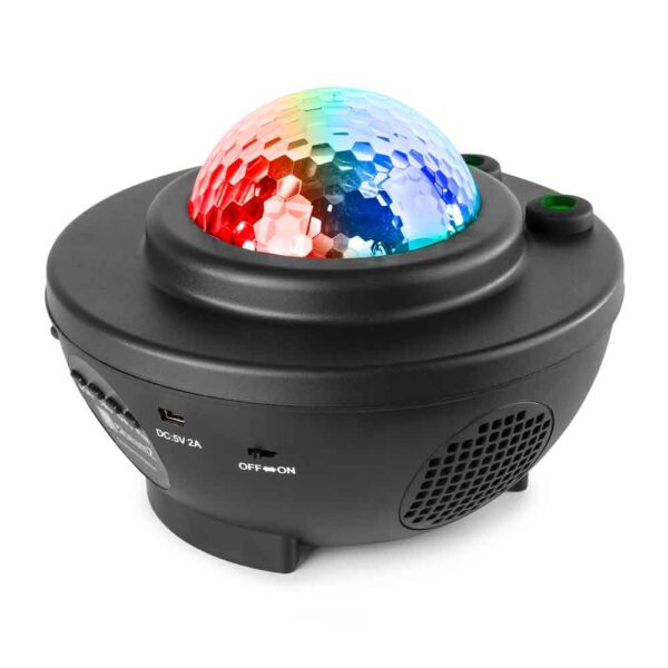 Beamz SkyNight Galaxy Projector BT IRC 2x 3W RGBW LEDs - Image 4