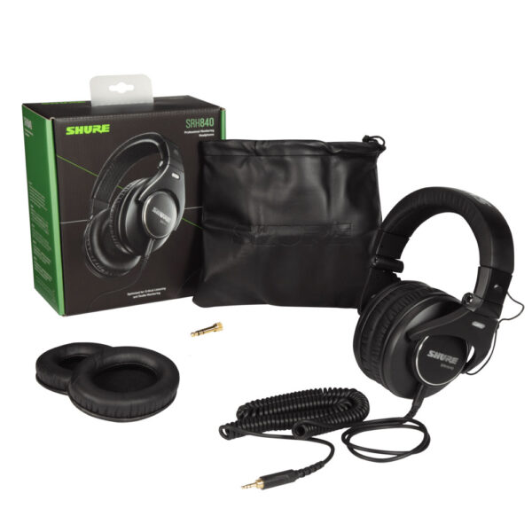 Shure SRH840 Studio Headphones Black - Image 4