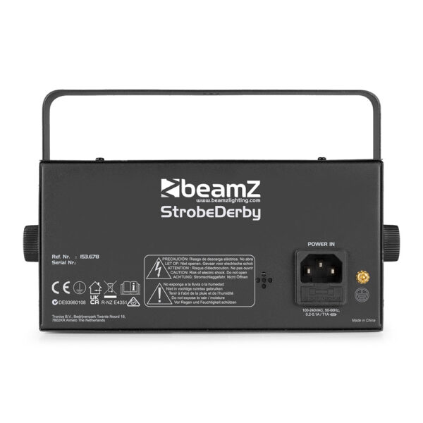 Beamz StrobeDerby 6x3W 6in1 4x1W IRC - Image 5