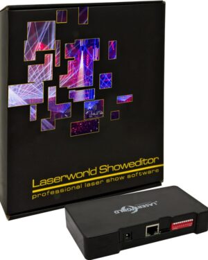 Laserworld ShowNET Interface with Showeditor Laser Software