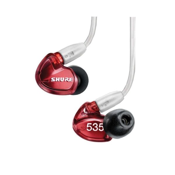 Shure SE535 Red Sound Isolating In-Ear Earphones - Image 2