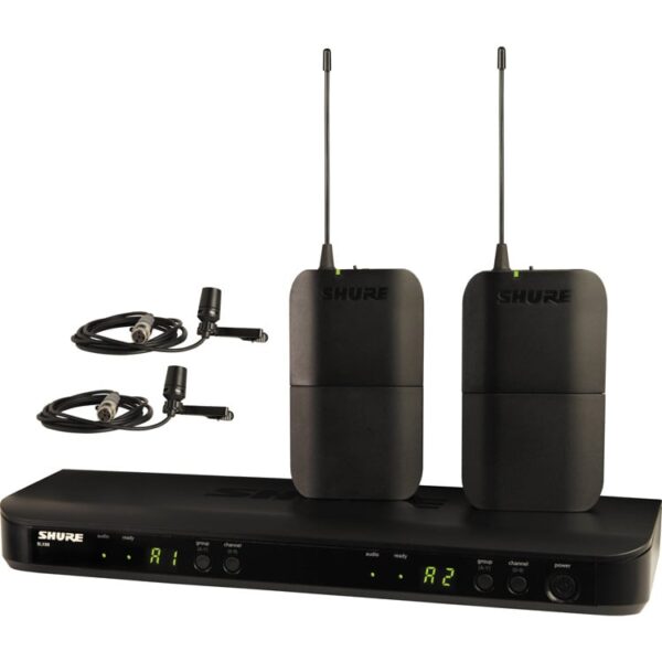 Shure BLX188CVL-M17 Wireless Dual Lapel Microphone System - Image 2