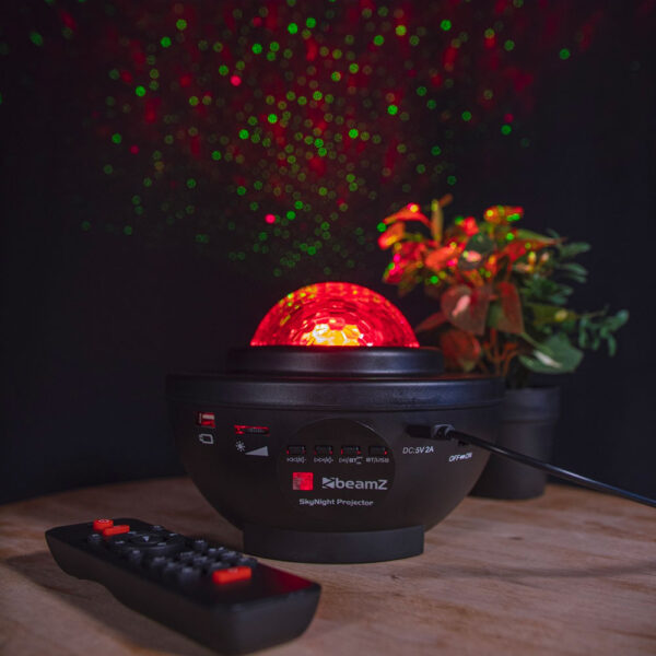 Beamz SkyNight Galaxy Projector BT IRC 2x 3W RGBW LEDs - Image 11