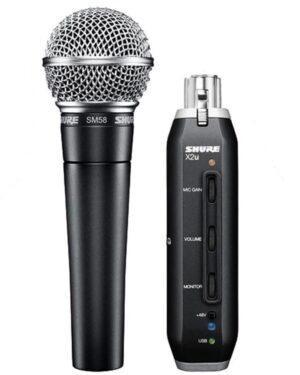 Shure SM58-X2U USB Digital Microphone Bundle