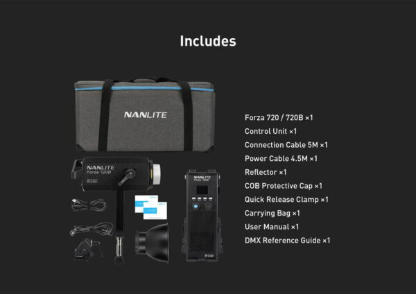 Nanlite Forza 720B LED Monolight Bicolour - Image 10