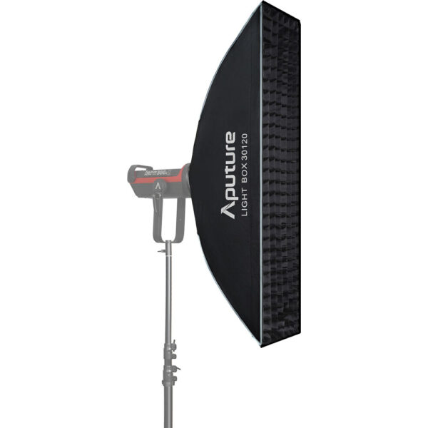 Aputure Light Box Softbox 30cm x 120cm Bowens Mount with grid - Image 2