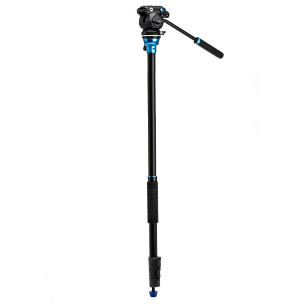 Benro A1883F Aero2 Travel Video Tripod Kit Aluminium Leveling Column Flip Lock S2PRO Head - Image 5