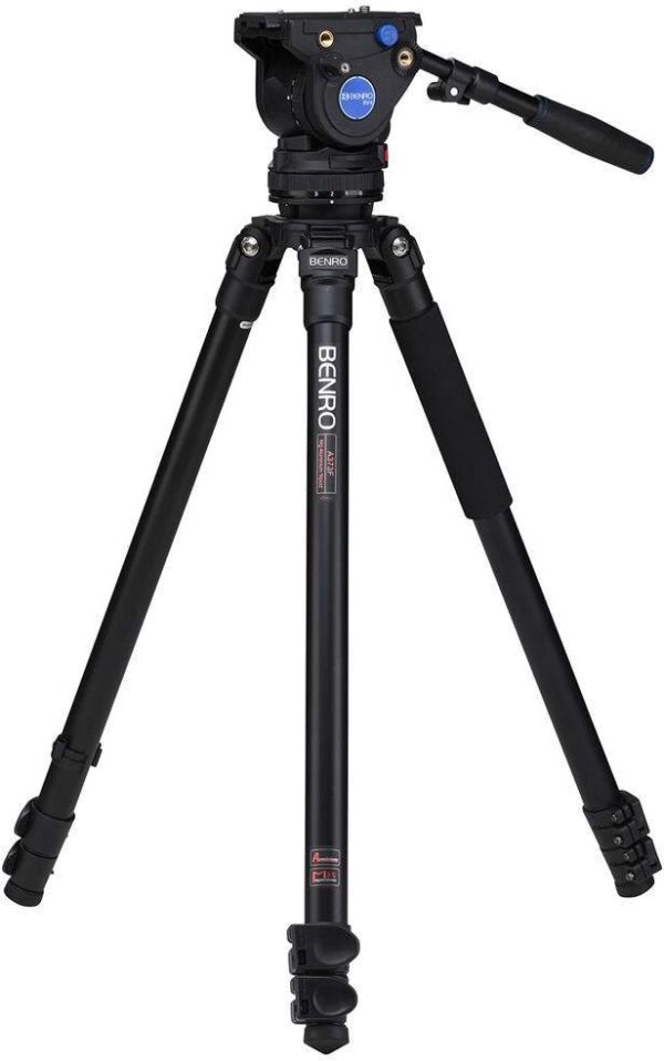 Benro A373F Series 3 Aluminium Single Tube Video Tripod Flip Lock BV4 Head