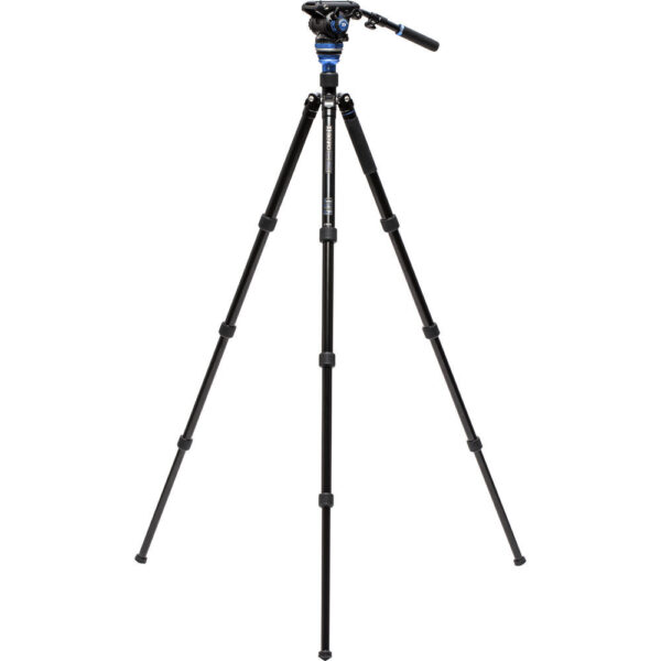 Benro A3883T Aero7 Travel Video Tripod Kit Aluminium Leveling Column Twist Lock S6PRO Head - Image 2