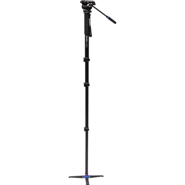 Benro A48FD Aluminium Monopod VT2 3-Leg Base Flip Lock S4PRO Head - Image 2