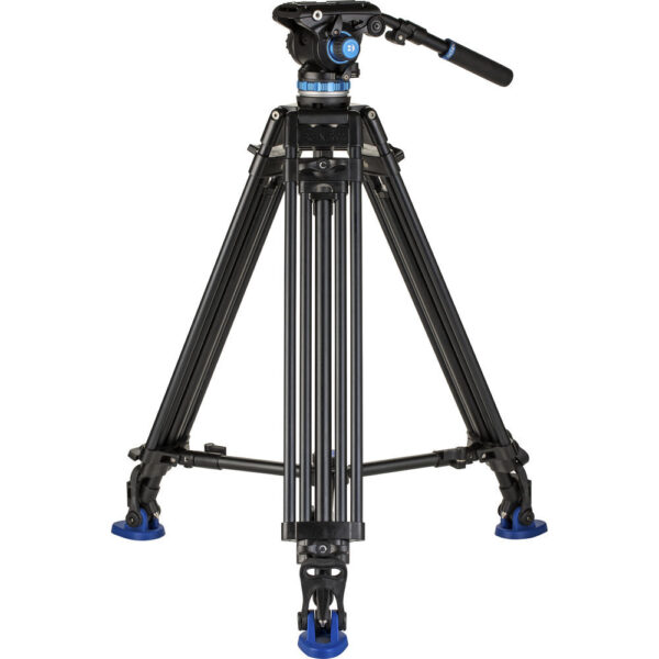 Benro A573T Dual Tube AL Video Tripod 75mm Half Ball Adapter 3 Section Twist Lock S6PRO Head