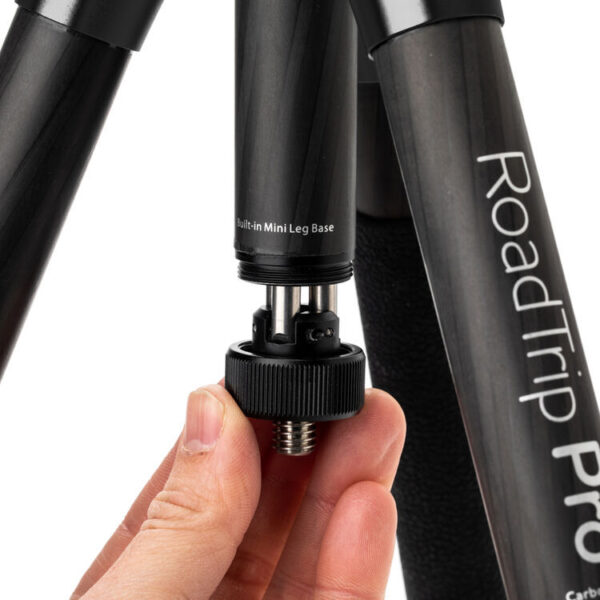 Benro MeFoto Roadtrip Pro 6-in-1 Tripod Carbon Fibre Monopod Twist Lock Black - Image 8
