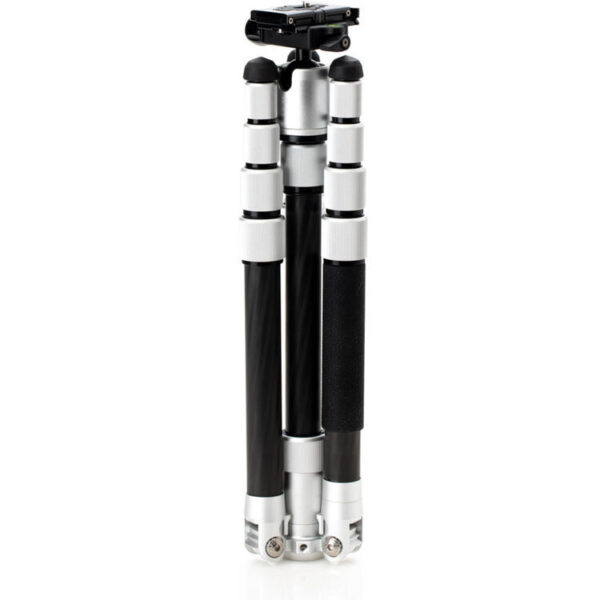 Benro MeFoto Roadtrip Pro 6-in-1 Tripod Carbon Fibre Monopod Twist Lock Silver - Image 3