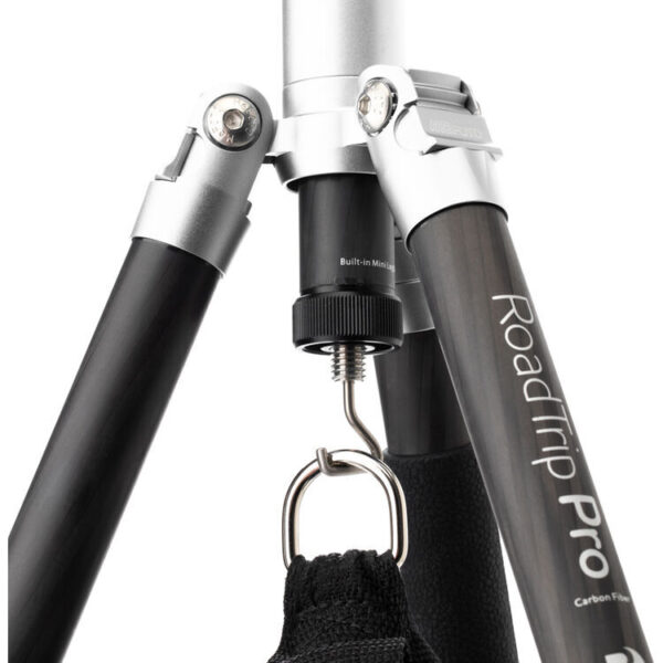 Benro MeFoto Roadtrip Pro 6-in-1 Tripod Carbon Fibre Monopod Twist Lock Silver - Image 7