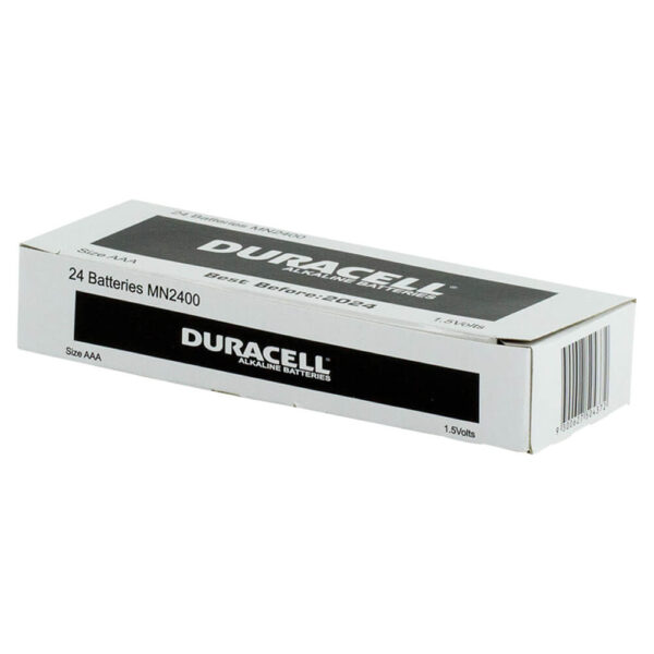 Duracell Coppertop MN2400 Battery AAA Alkaline 1.5V 24 Pack