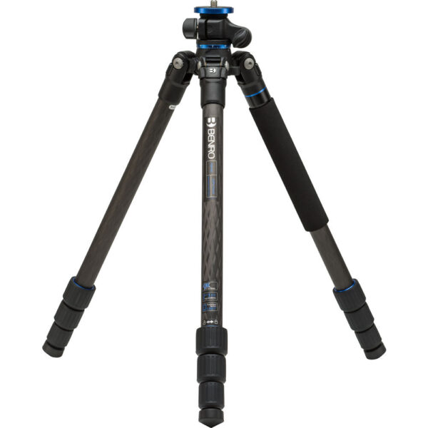 Benro GoPlus Travel Series 1 Carbon Fibre 3 Section Monopod Twist Lock V1 Ball Head 10kg PL