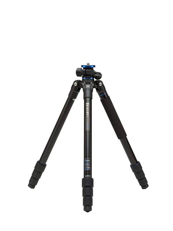 Benro GoPlus Travel Series 2 Carbon Fibre 3 Section Monopod Twist Lock V2 Ball Head 16kg PL