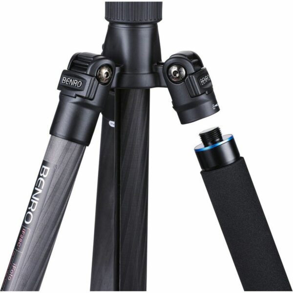 Benro iFoto Tripod Kit Carbon Fibre 4 Section Monopod Twist Lock B2 Ball Head 14kg PL - Image 8