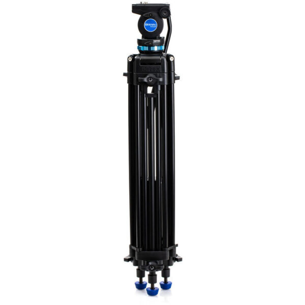 Benro KH25P Aluminium Dual-Tube 3 Section Video Tripod Twist-Lever Lock K5 Head - Image 3