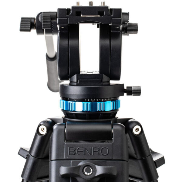 Benro KH25P Aluminium Dual-Tube 3 Section Video Tripod Twist-Lever Lock K5 Head - Image 7