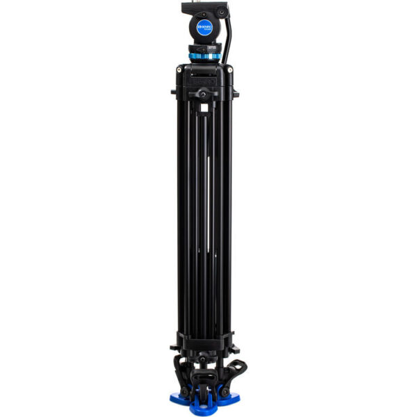 Benro KH26P Aluminium Dual-Tube 3 Section Tall Video Tripod Twist-Lever Lock K5 Head - Image 3