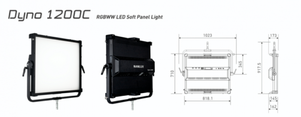 Nanlite Nanlux Dyno 1200C LED Panel RGBWW 1200W - Image 5