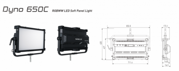 Nanlite Nanlux Dyno 650C LED Panel RGBWW 650W - Image 5
