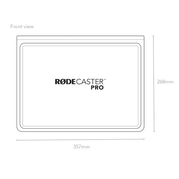RODE Cover Pro RCPCOVER Cover for Rodecaster Pro - Image 3