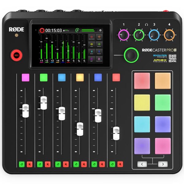 RODE RodeCaster Pro II Integrated Audio Production Studio